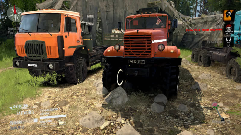 Карта ««бригада ух»» mudrunner автор карты степа4ка конверт карты гоша