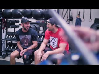 My chest and back day workout with actor geoff stults gym time w zac efron