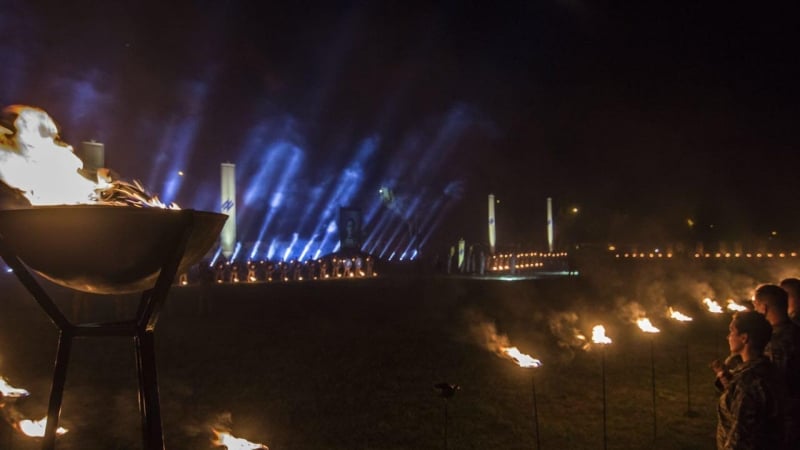 Навіки в строю полк азов вшанував загиблих бійців підрозділу містерією