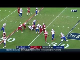 Американский футбол хайлайты неделя 10 баффало аризона