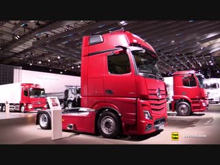 2019 mercedes actros 1853 ls tractor exterior and interior walkaround 2019 iaa hannover