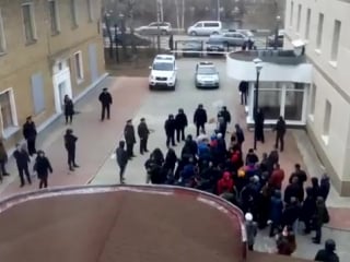 Тренироа разгона митинга в ухте