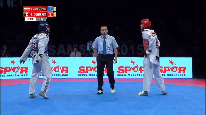 Abolfazl yaghoubijouybari (iri) vs saul gutierrez (mex) semifinal m 68