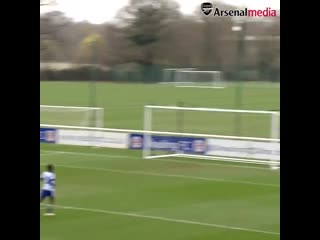 What a finish, yunus musah arsenalacademy