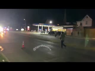 Escaping from rioter shots fired! #kenosha #kenoshariot #kenoshariots