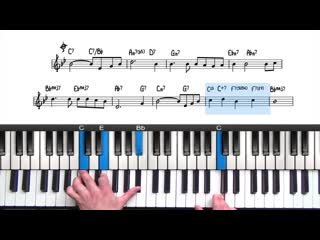 Pianogroove lesson 7 my foolish heart tutorial