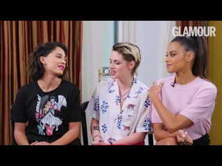 Kristen stewart on sexuality, body image sexism with naomi scott and ella balinska glamour uk