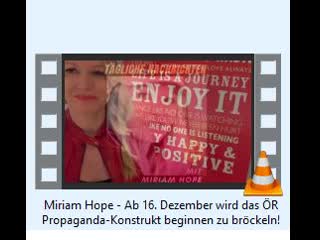 Miriam hope ab 16 dezember wird das ör propaganda konstrukt beginnen zu bröckeln!