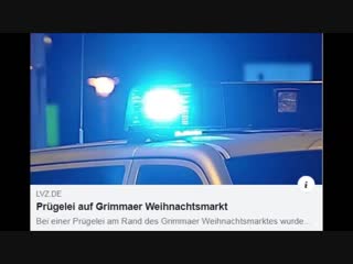 Prügelei auf grimmaer weihnachtsmarkt