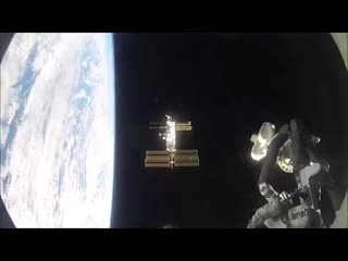 Soyuz spacecraft docking