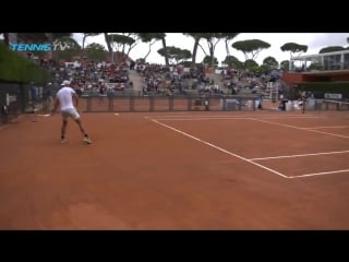 21 grand slams and 134 titles all on one practice court @rafaelnadal had a surprise hitting partner today in rome ib