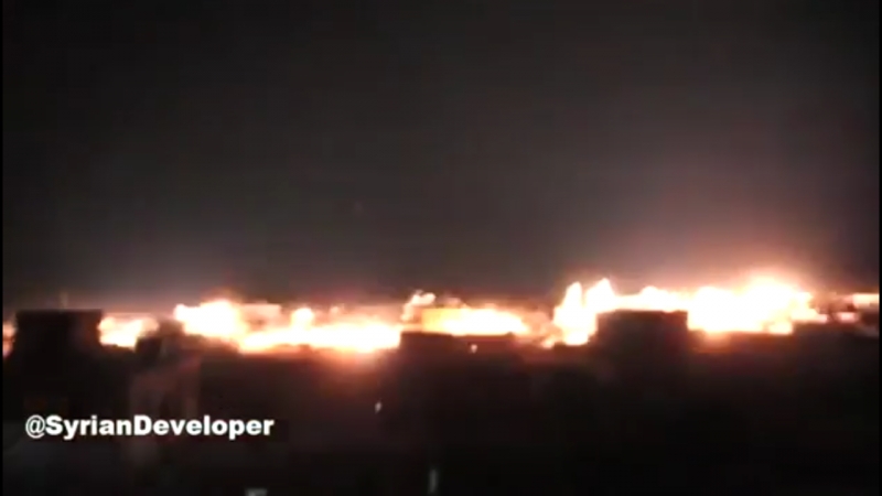 Сирия работа кассетных боеприпасов