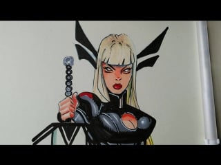 X men magik drawing