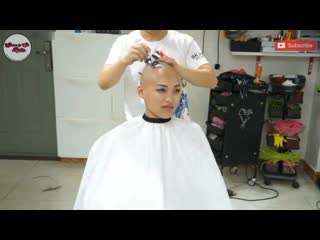 More shorter and shorter and then headhave asian headshave #shaveandcutpedia