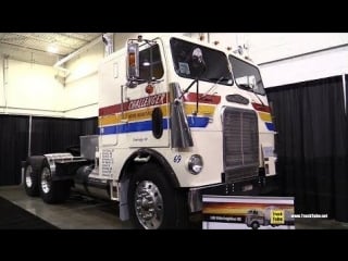 1969 white freightliner vintage truck walkaround 2018 truckworld toronto