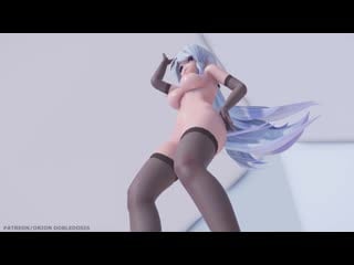 Mmd r 18 [extra lca] haku black suit abracadabra author orion dobledosis