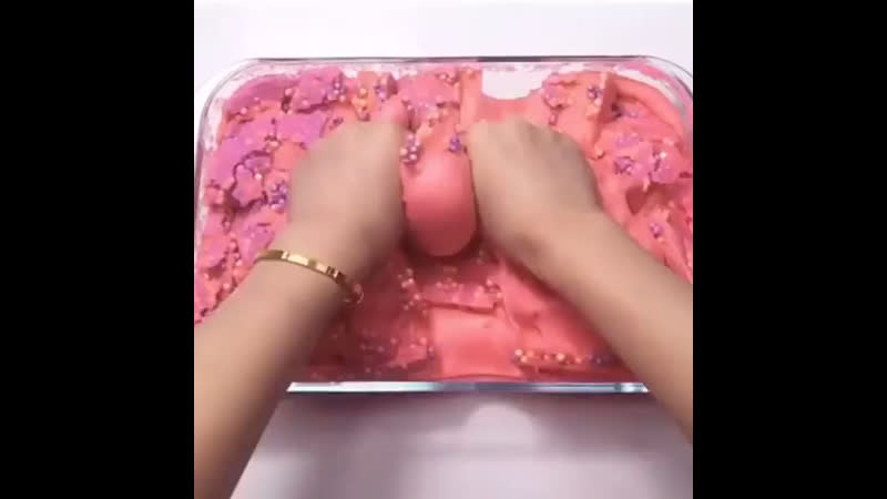 Слайм малина персик 🍑