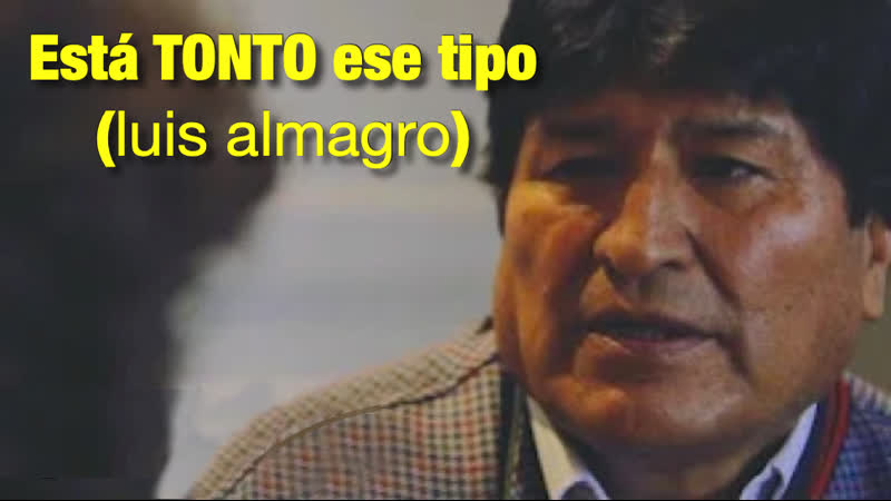 🇧🇴está tonto ese tipo (luis almagro) por no decir ¡pendejo! 🖕🏼💩