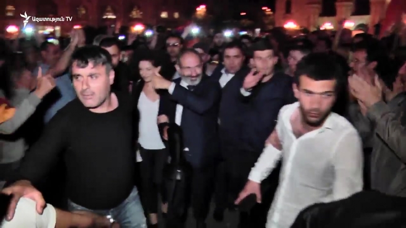 Նիկոլ փաշինյանը հասավ հանրապետության հրապարակ