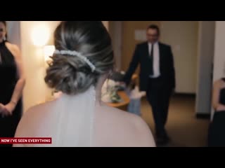 Emotional fathers see their daughters in wedding dresses compilation