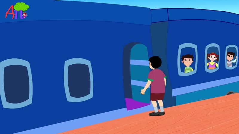 Семья пальчиков поездов ¦train finger family in russian