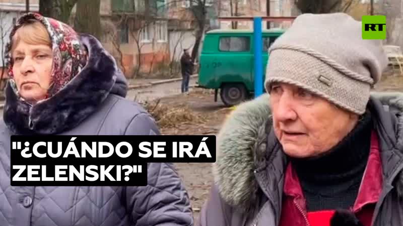 Una jubilada de górloa habla sobre los bombardeos desde ucrania
