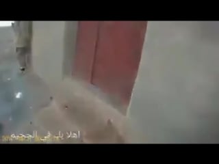 Сирия (?)бармалей запечатлел бой и собственную гибель на action камеру