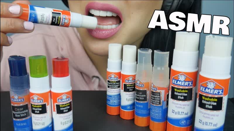 [sas asmr] asmr edible glue *prank* (eating sounds) | sas asmr