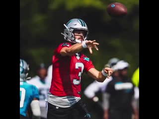 Video curtis samuel catching a dime over donte jackson’s head perfectly thrown ball by will grier