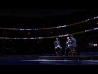 Teemu selanne and paul kariya talk about their hockey hall of fame weekend