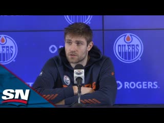 Leon draisaitl gets into it with reporter we have to get better at everything