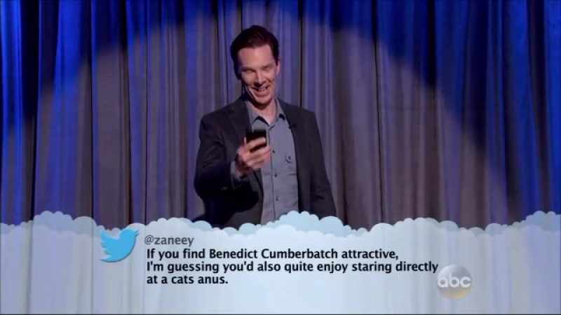 Jeff bridges, kristen bell and benedict cumberbatch read mean tweets on ‘kimmel’