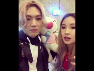 Jiyoon and samuel seo for bnt korea [instagram] 170314 @bntstarg