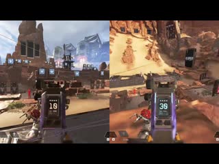 The cursor reticle update, how it changed, left is old, right is the new one