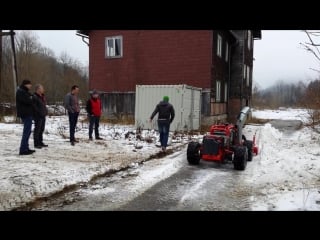 Vorführung pth hymog e331 mit schneefräse