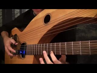 My heart will go on titanic theme harp guitar cover jamie dupuis