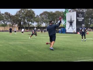 Leighton vander esch #cowboyscamp day 1