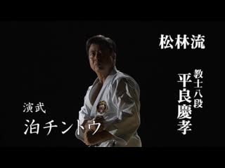 Okinawa karate matsubayashi ryu (shorin ryu) kata tomari chintoh 沖縄空手松林流 型「泊チントウ」