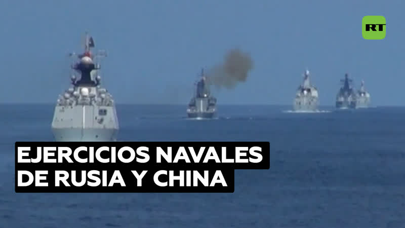 Rusia y china repelen un ataque aéreo simulado en ejercicios navales en el mar de japón