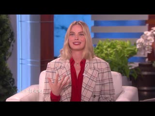[theellenshow] you won't believe margot robbie's honeymoon with ellen, short shorts & a president