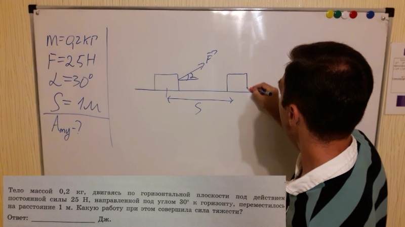 Движущееся тело массой 2 кг