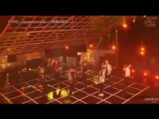 160917 bts fire (japanese ver ) @ japan tv buzz rhythm