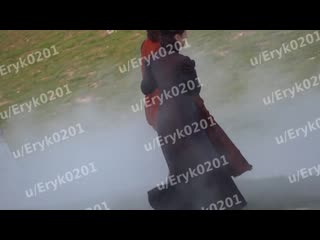 Ripsave anna shaffer as triss spotted in ogrodzieniec castle more footage soon