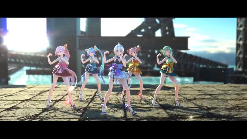 [mmd] 気まぐれメルシィ kimagure mercy [tda miko costume 5 group]