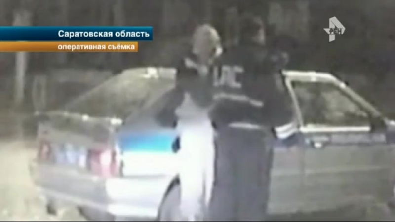 Рецидивист устроил бесчинства в машине гибдд