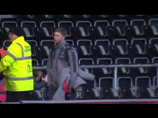 Arsenal arrived at liberty stadium