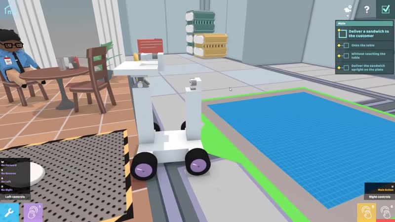 [кладовая бэкста] создаю и тестирую робота официанта roboco