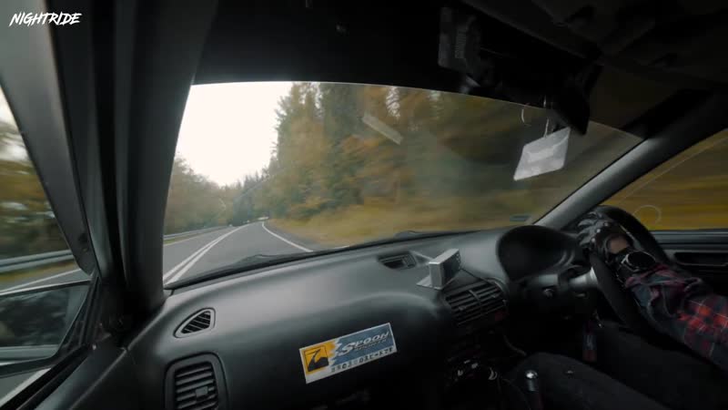 [nightride] touge run | honda integra dc2 type r jdm| nightride (4k)