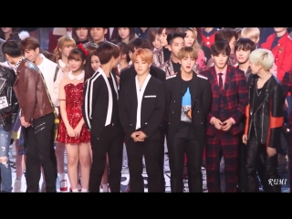 [fancam] 151231 got7 x bts @ mbc gayo daejun