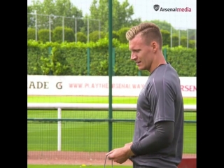 Bernd Leno1’s First Day At Work